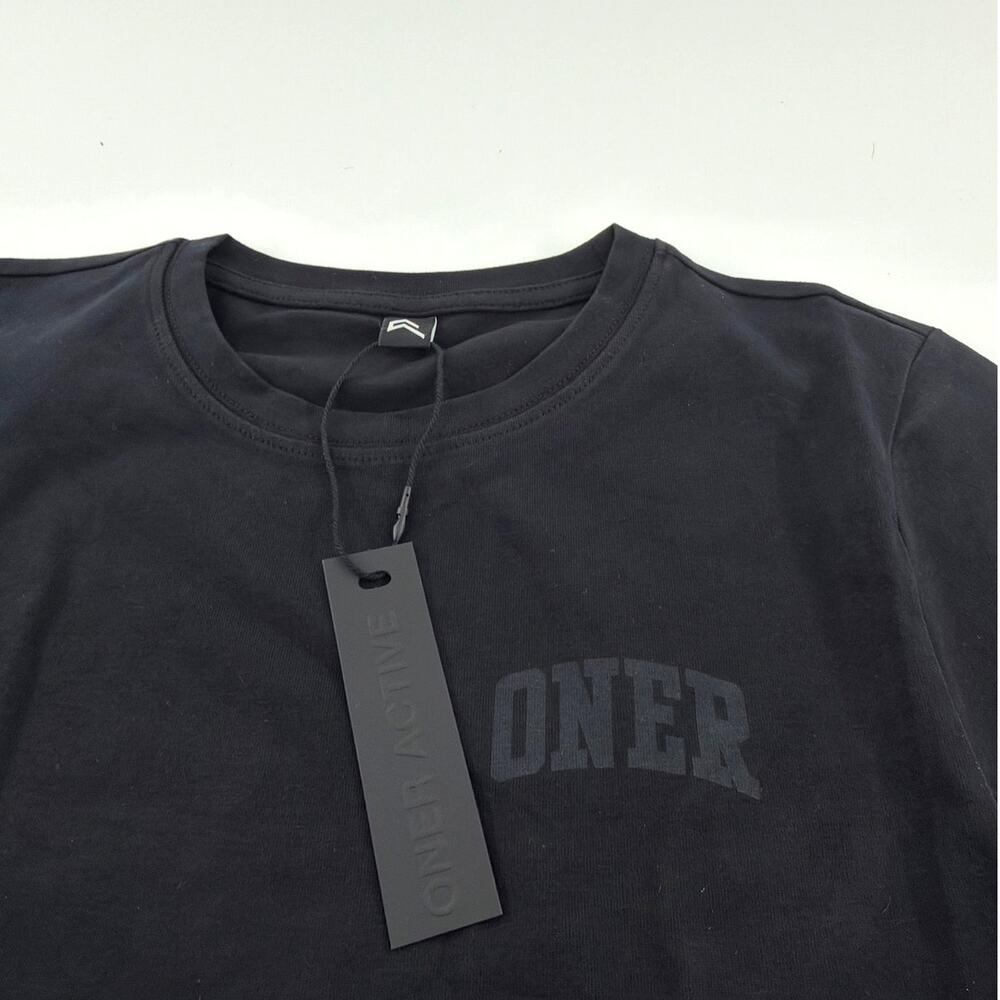 Oner Active Women's Black 25 Cotton Baby T-Shirt Size L - Picture 7 of 12
